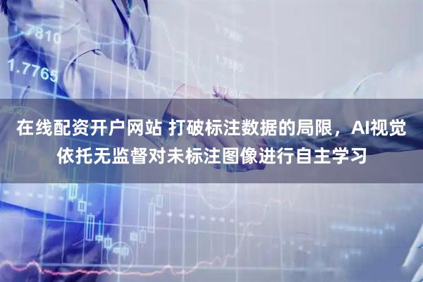 在线配资开户网站 打破标注数据的局限，AI视觉依托无监督对未标注图像进行自主学习